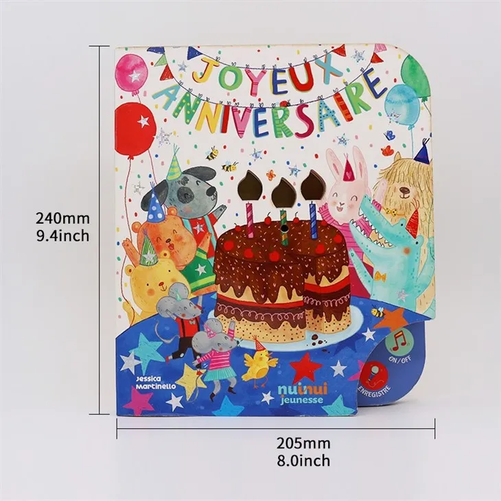 Nieuw design Happy Birthday interactief geluidsboek voor kinderen