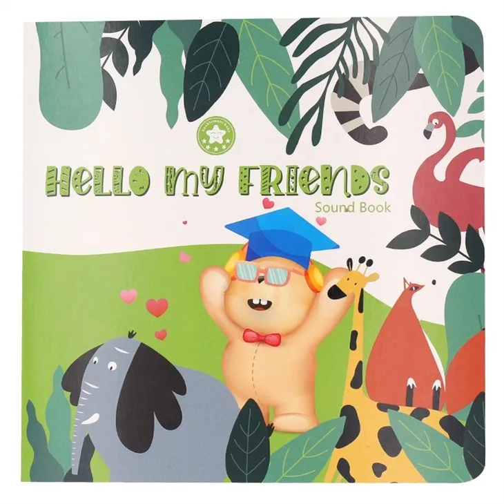 Hello Friends Musical Books For Kids Reading Toys