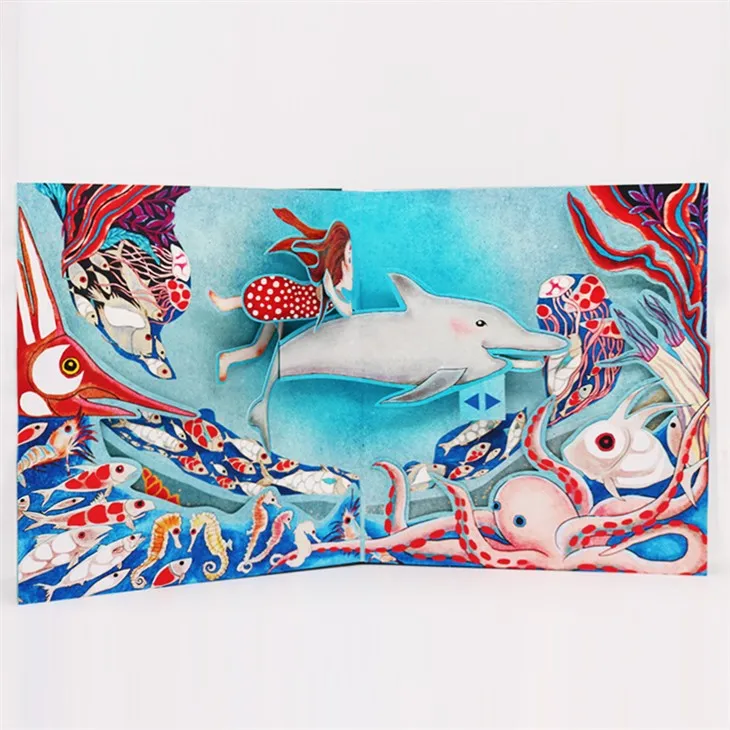 Custom Interesting CMYK Printing Sound Book For 2-6 Kids