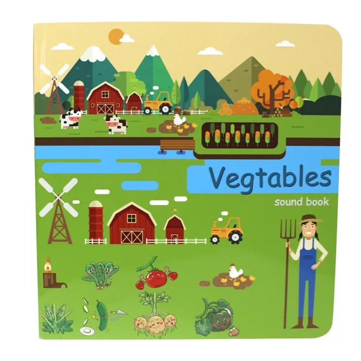 Grow Up Learning Old Macdonald Had A Farm Book With Sounds For Baby Leanring