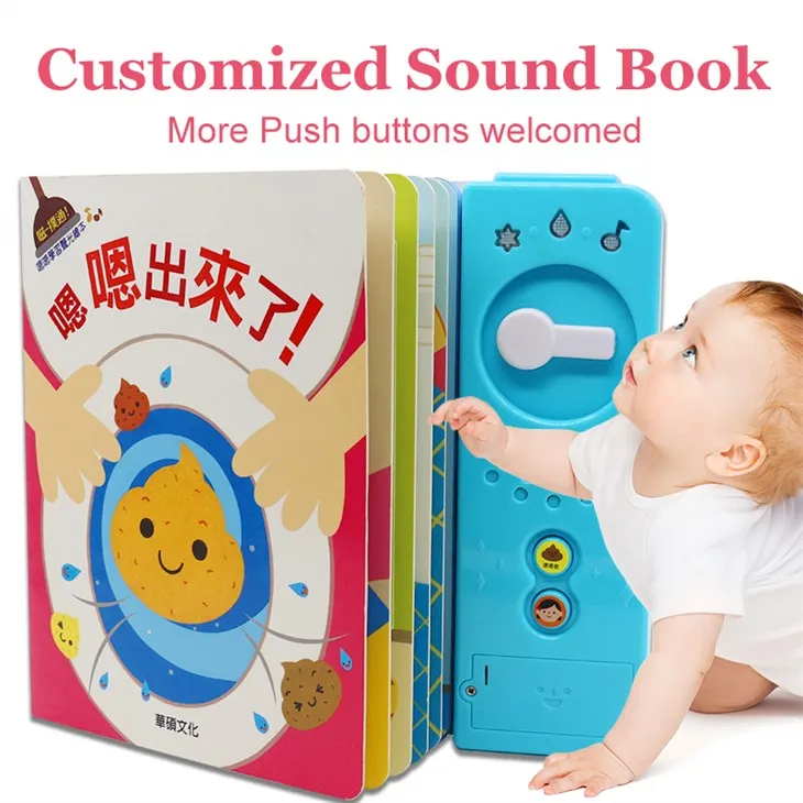 Low Cost Interactive Toy Audiobooks For 2-4 Years Old Kids