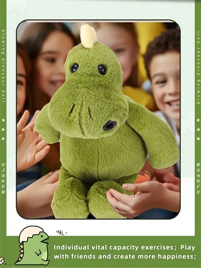 De interactieve blazende dinosaurusknuffel voor een feestje